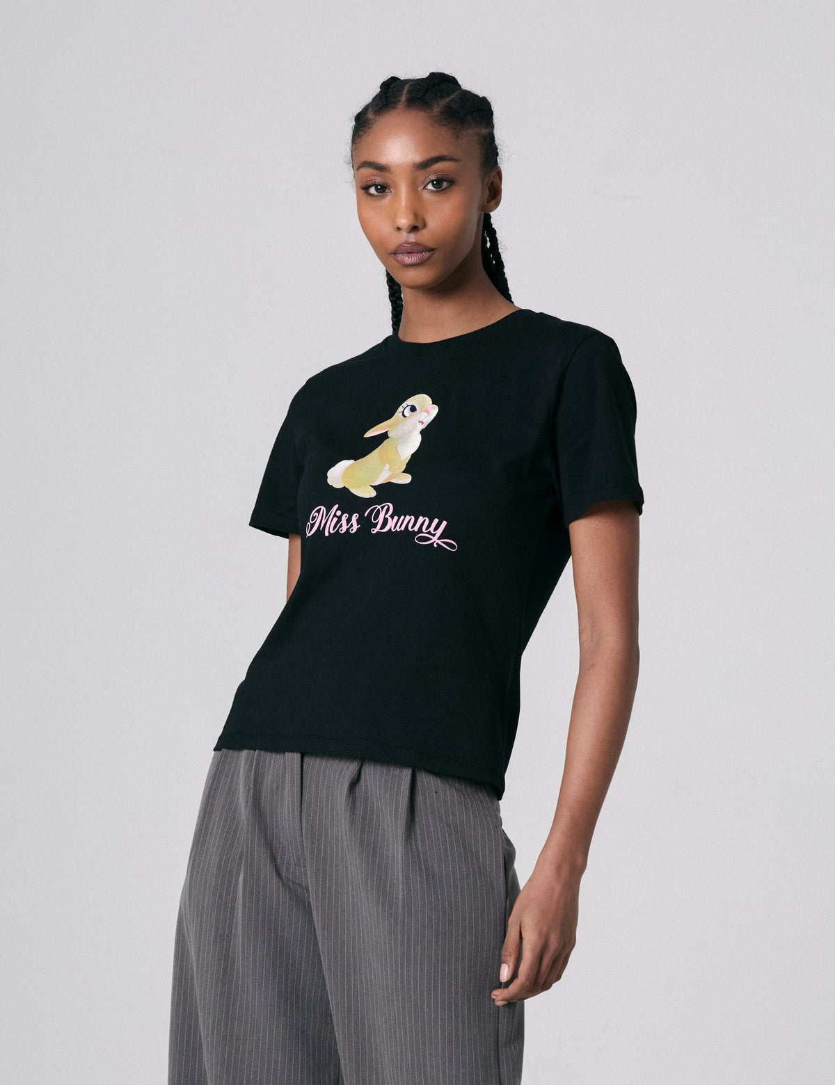 T shirt Jennyfer x Disney noir