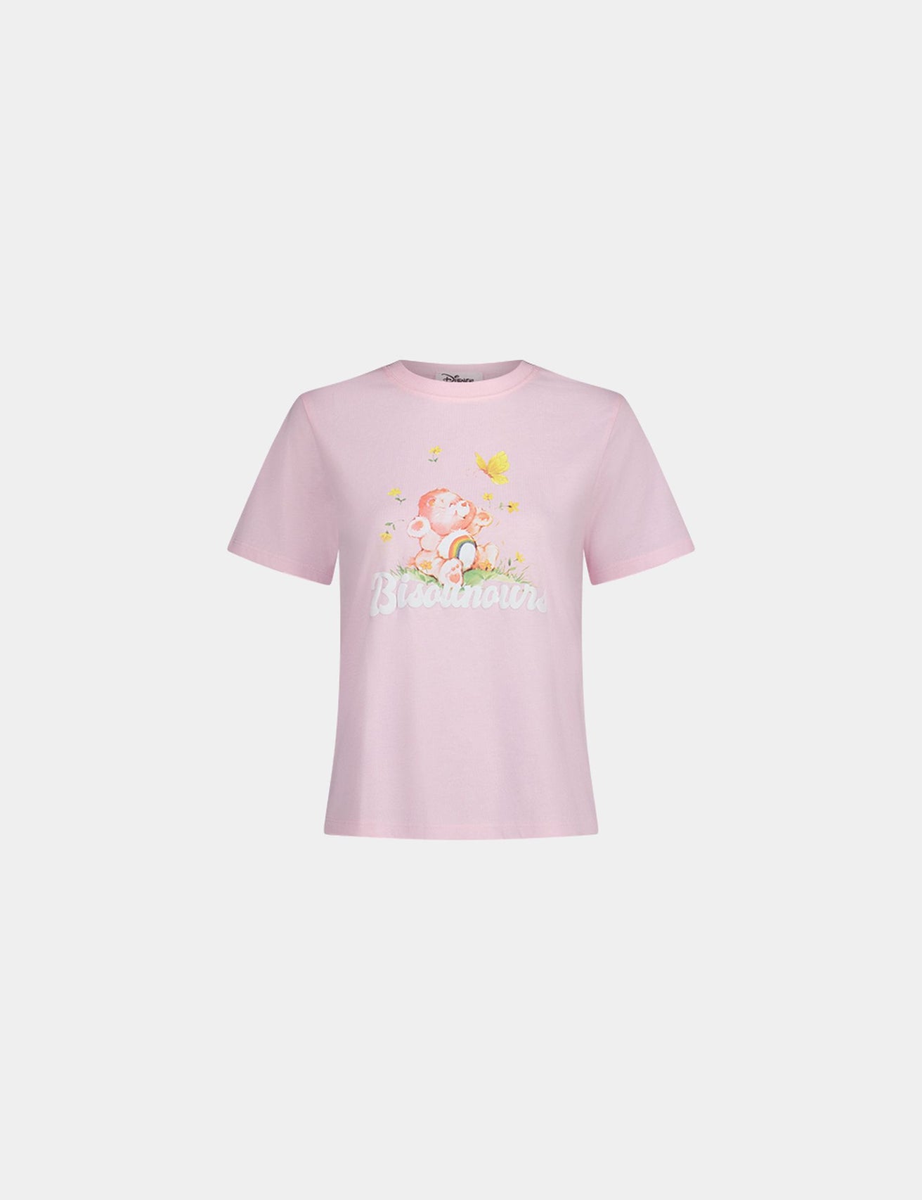 T shirt Les Bisounours x Jennyfer à motif rose - Image 5