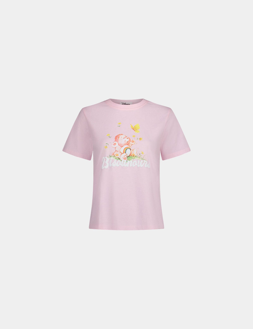 T shirt Les Bisounours x Jennyfer à motif rose