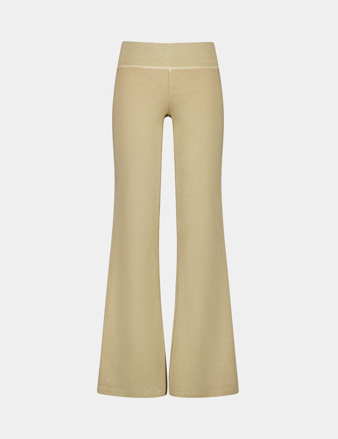 Pantalon flare beige kaki - Image 4