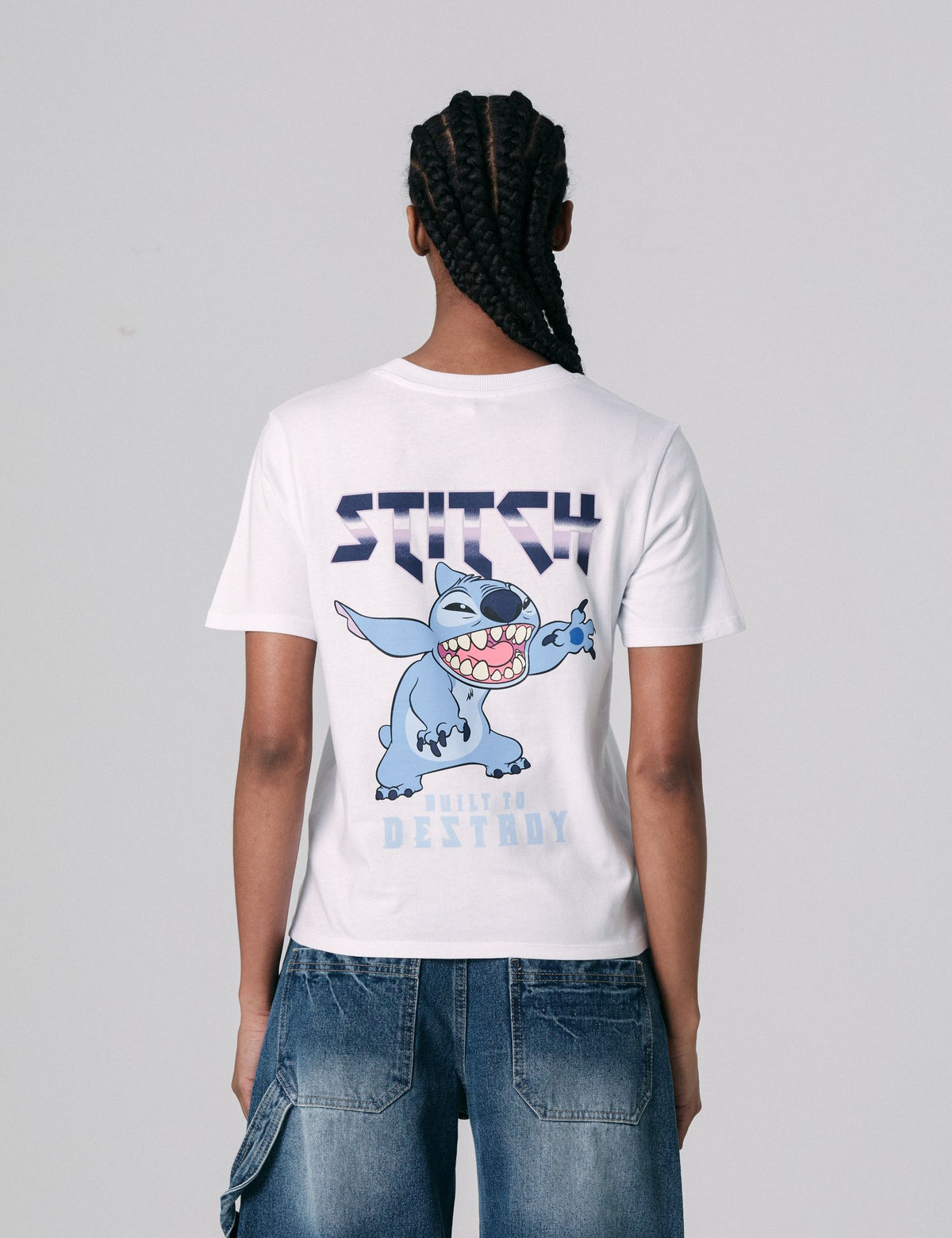 T-shirt stitch  blanc