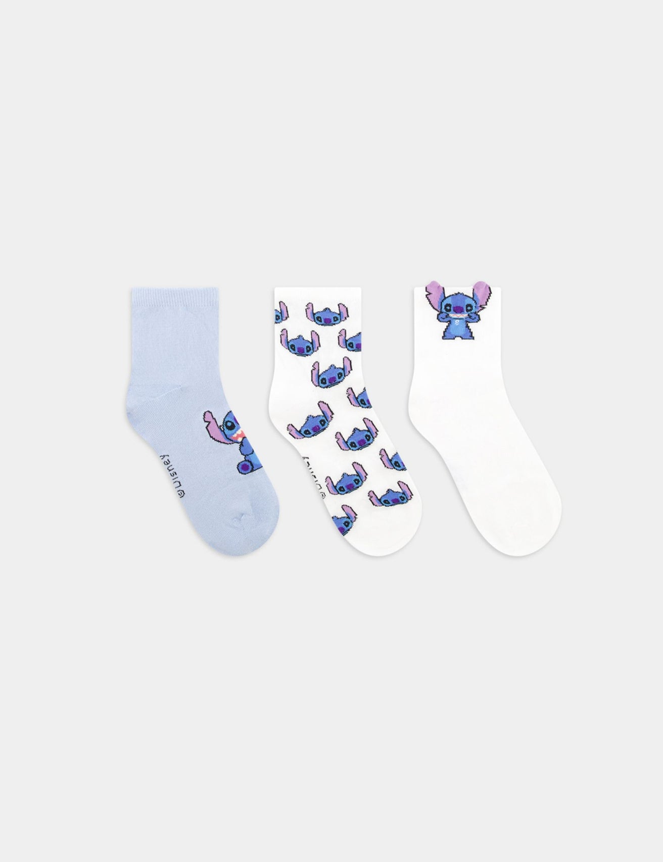 Lot de 3 paires de chaussettes Disney Stitch x Jennyfer - Image 1