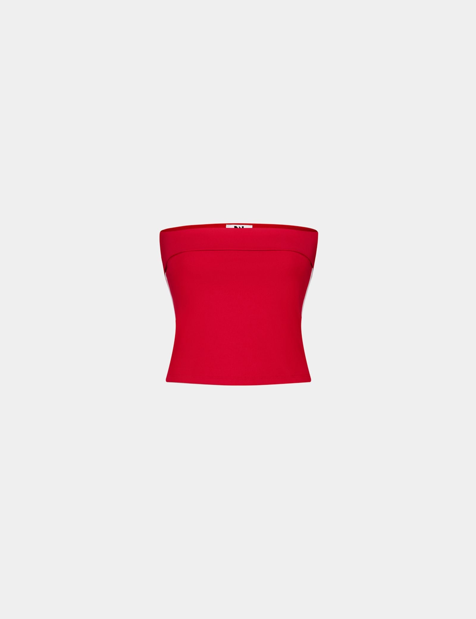 Bandeau à rayures rouge vif