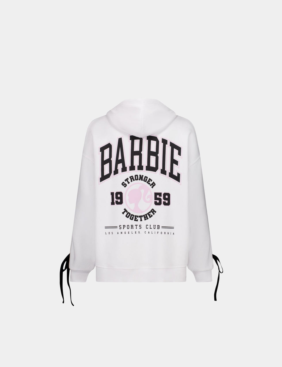 Sweat zippé Barbie x Jennyfer blanc