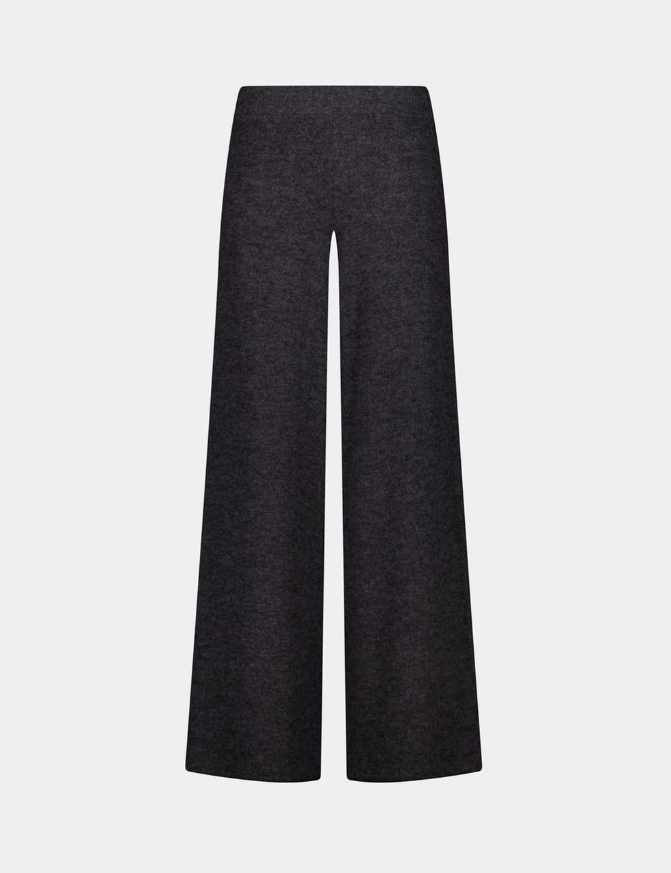 Pantalon épais doux gris anthracite chiné